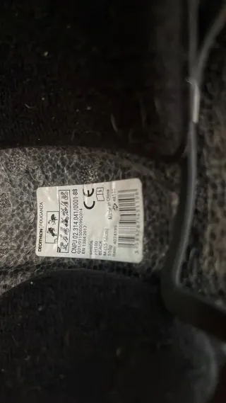 Casco Hípica Negro Fouganza talla M