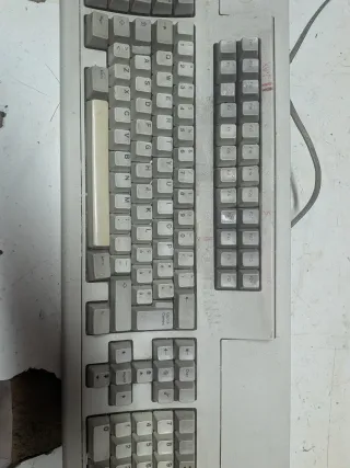 Tastiera IBM EC528724 S/N 1989 UK vintage antica