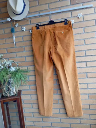 Pantalones de pana Burberry naranja