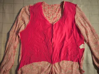 Maglia estiva floreale rosa S/M