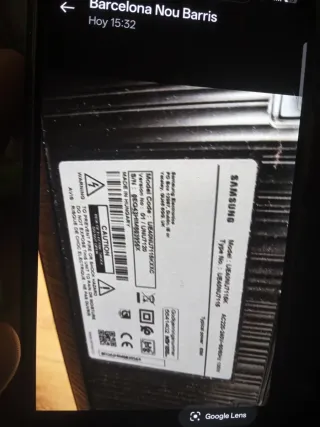 Televisión Samsung 40 Negra