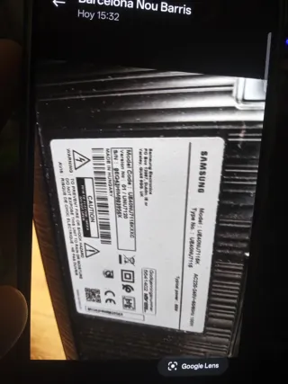 Televisión Samsung 40 Negra