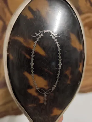 Juego tocador plata inglesa antiguo