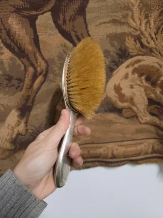 Juego tocador plata inglesa antiguo