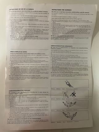 Hamaca de cuerdas para colgar