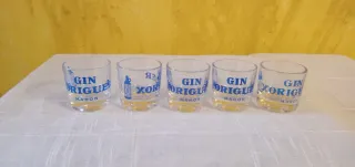 5 Vasos Chupito Gin Xoriguer Mahon