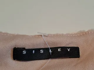 Maglietta Sisley 12 anni pizzo rosa