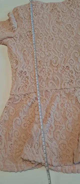 Maglietta Sisley 12 anni pizzo rosa