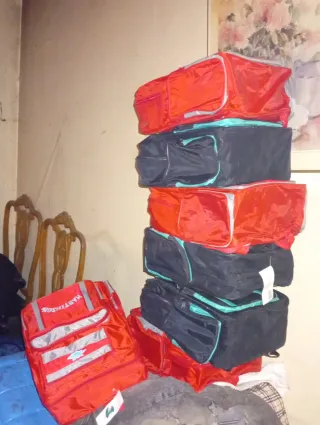 Nuove zaini Martinson (Rosso e Nero)