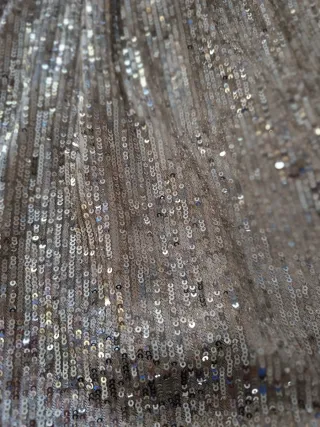 Abito paillettes Motivi oro/argento