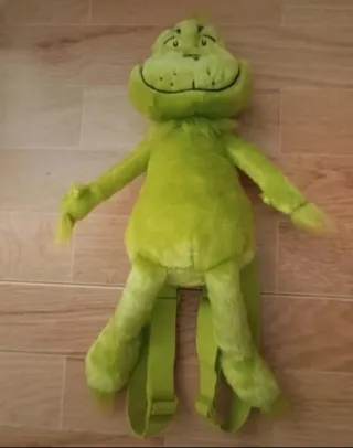 Mochila peluche Grinch (2 en 1) Exclusiva! (NUEVA)