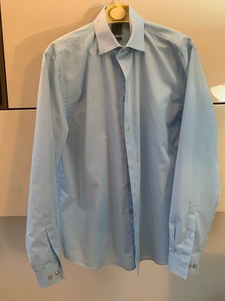 Camicia Calvin Klein Uomo Blu XXL Manica Lunga