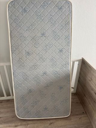 Cuna 140x70 + Colchón Muelles MUEBLES ROS