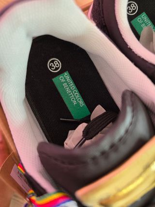 Zapatillas Benetton Negras Talla 38
