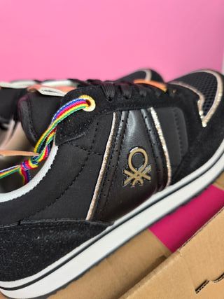 Zapatillas Benetton Negras Talla 38
