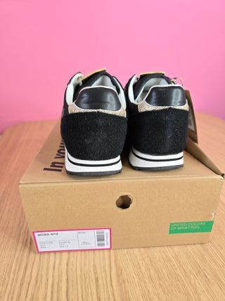 Zapatillas Benetton Negras Talla 38