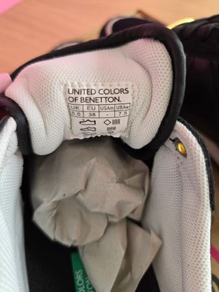 Zapatillas Benetton Negras Talla 38
