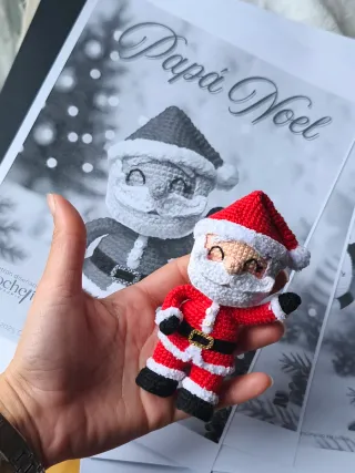 Patrón amigurumi Papá Noel – crochet – impreso