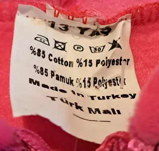 Felpa invernale ciniglia tg. 13 anni