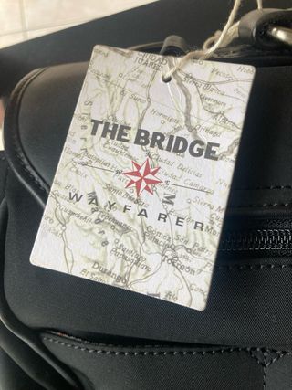 Borsa The Bridge in pelle nera e marrone