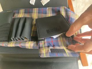 Borsa The Bridge in pelle nera e marrone