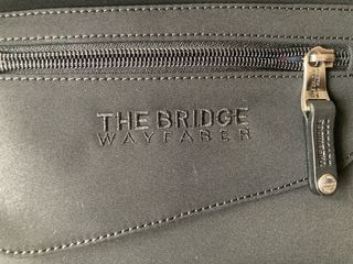 Borsa The Bridge in pelle nera e marrone