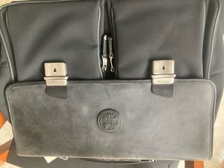 Borsa The Bridge in pelle nera e marrone