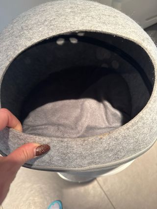 Casita para gato tipo huevo