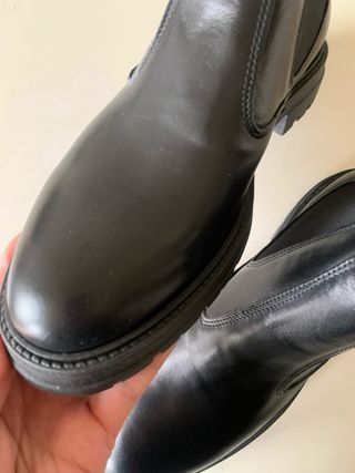 Stivaletti uomo vera pelle neri