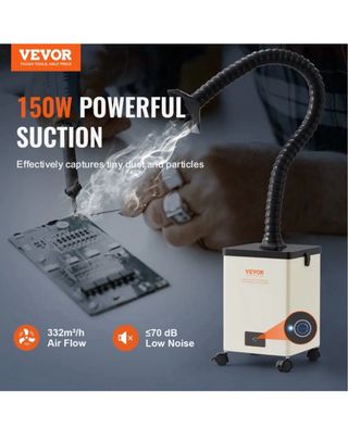 Extractor de humos de soldadura