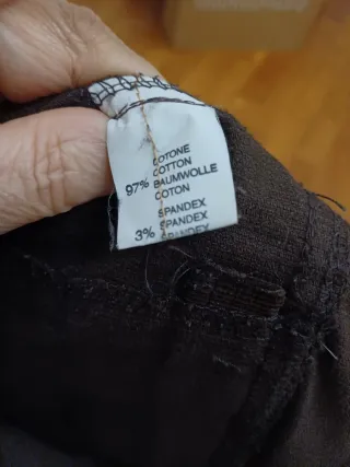 Pantaloni in velluto marrone