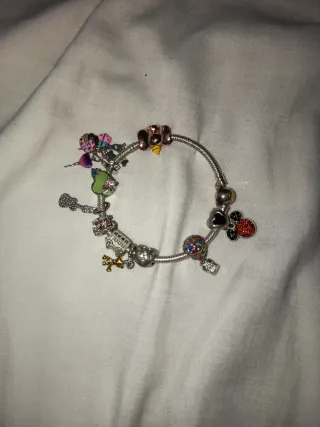 Pulsera Pandora Acero Inoxidable Mickey Mouse