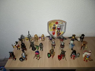 Lote Figuras Playmobil Guerreros Medievales