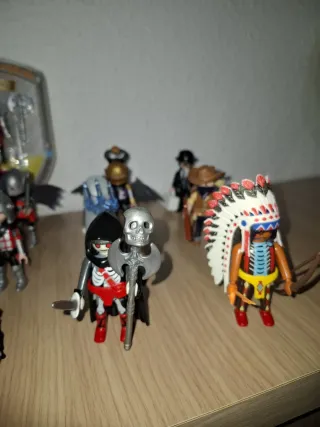 Lote Figuras Playmobil Guerreros Medievales