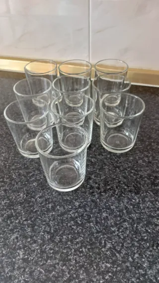 Bicchieri in cristallo trasparente