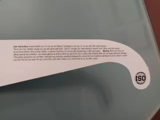 Gafas para eclipse solar homologadas