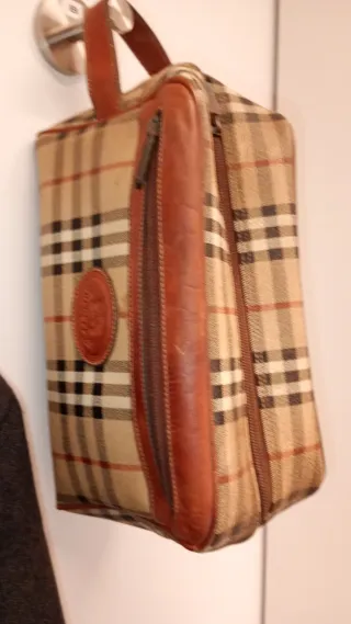 Abrigo y bolso Burberry vintage
