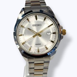 Orologio Seiko Acciaio Uomo Oro Argento
