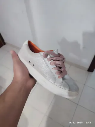 Zapatillas Mujer Blancas y Rosas