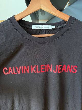 Camiseta Calvin Klein Jeans Talla XXL Negra