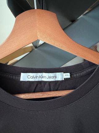 Camiseta Calvin Klein Jeans Talla XXL Negra