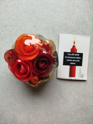 Candela De Ber a forma di rose