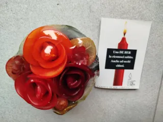 Candela De Ber a forma di rose
