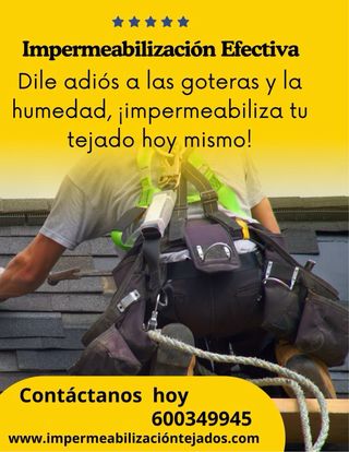 Impermeabilización · Reparación goteras y tejados