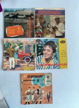 Lote 17 Vinilos singles antiguos