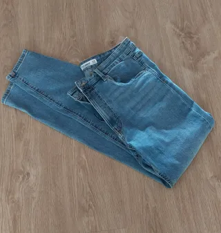 Pantalón vaquero Pull&Bear mujer azul Talla M