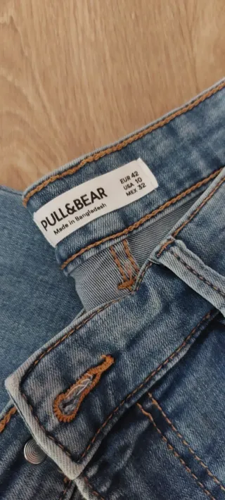 Pantalón vaquero Pull&Bear mujer azul Talla M