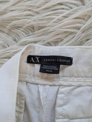 Pantalón Armani Exchange Blanco Talla XS/S