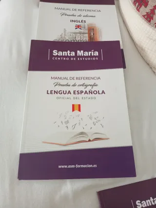 Libros gramática, ortografía y inglés Santa María