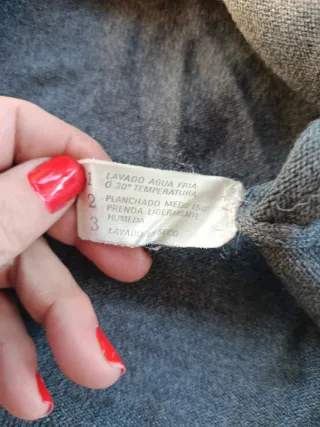 Chaleco hombre punto gris Pulligan